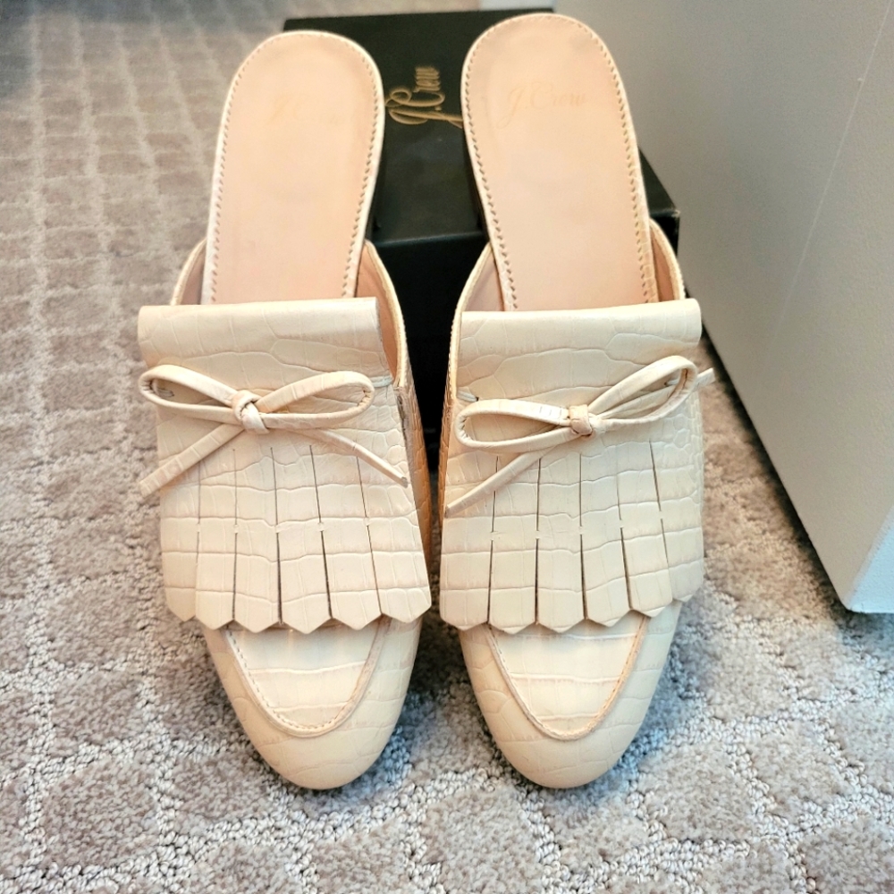 J. Crew academy loafer "Kittie" mule